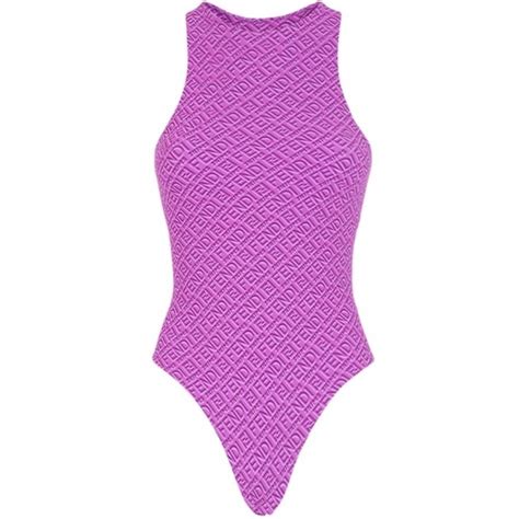 fendi purple bikini|skims Fendi bodysuit.